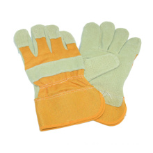 Pig Split Leather Safety Work Glove, Full Palm Glove